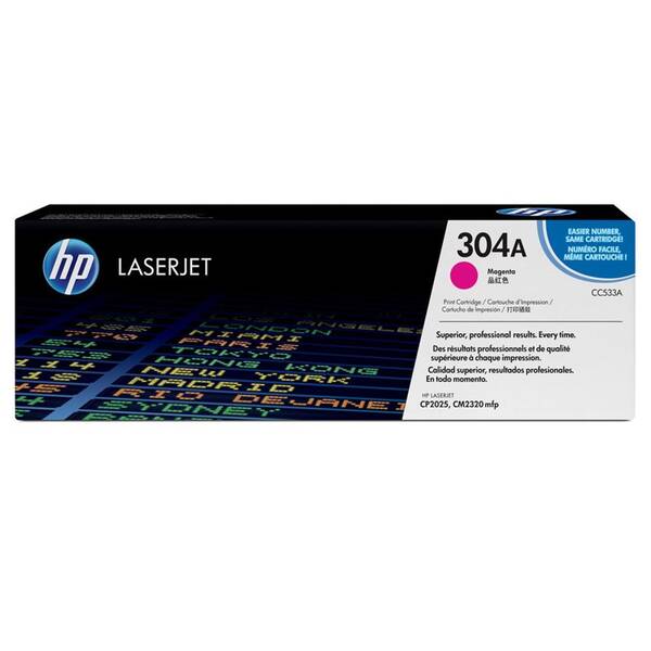 Toner HP 304A, 2 800 stran purpurový

