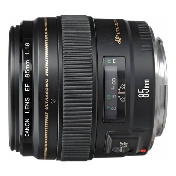 Objektiv Canon 85 mm f/1.8 USM černý


