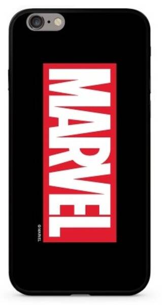 Kryt na mobil Marvel Premium Glass pro Apple iPhone 6/6s černý

