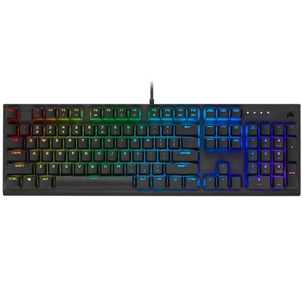 Klávesnice Corsair K60 RGB PRO Cherry Viola, US černá

