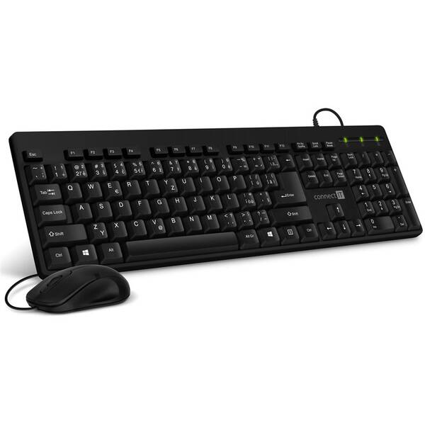 Klávesnice s myší Connect IT Combo CKM-4000-CS, CZ/SK černá

