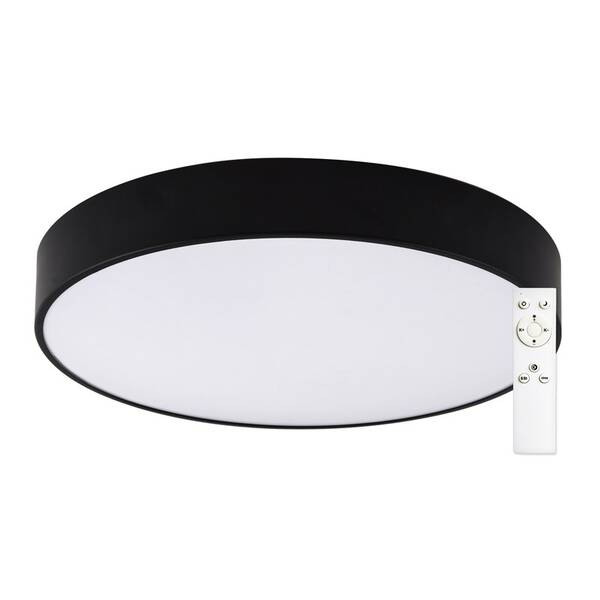 Stropní svítidlo Top Light Petal 50C RC, s dálkovým ovládačem, 48W, 4800lm, stmívání, paměť, průměr 48cm černé

