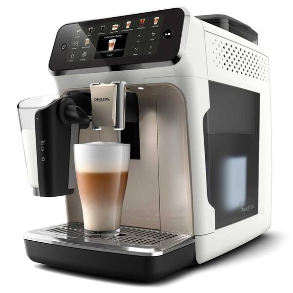 Automatický kávovar Philips EP5543/90 bílý/chrom

