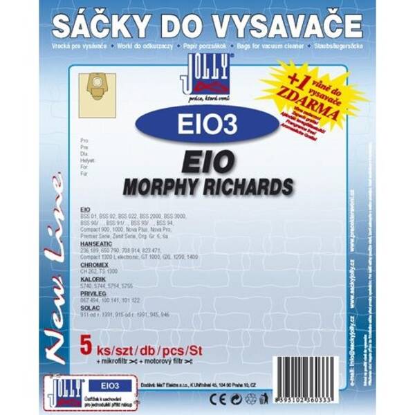 Sáčky do vysavače Jolly EIO 3 (5 ks) 

