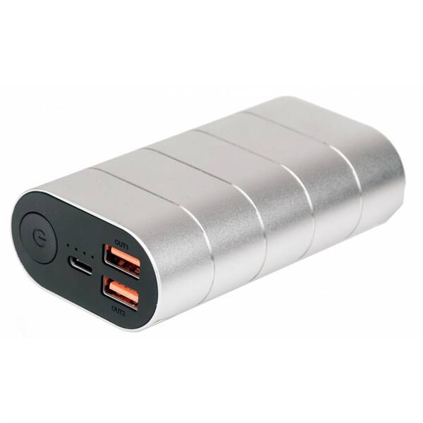 Powerbanka Verbatim 10000 mAh, USB-C PD, QC 3.0 stříbrná

