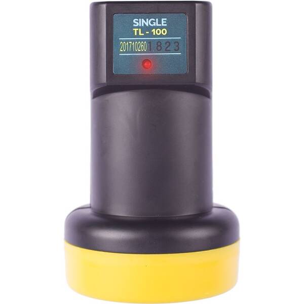 Konvertor Tesla TL-100 Single LNB černý/žlutý

