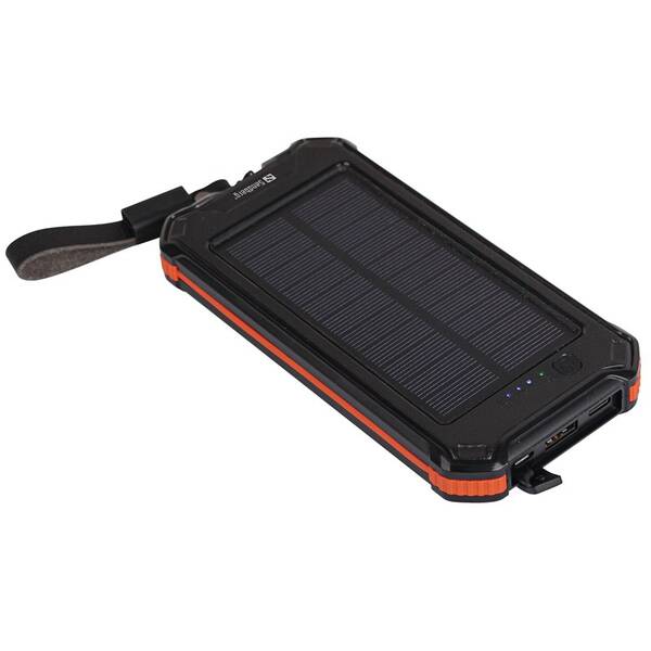 Powerbanka Sandberg 3in1 Solar 10 000 mAh černá

