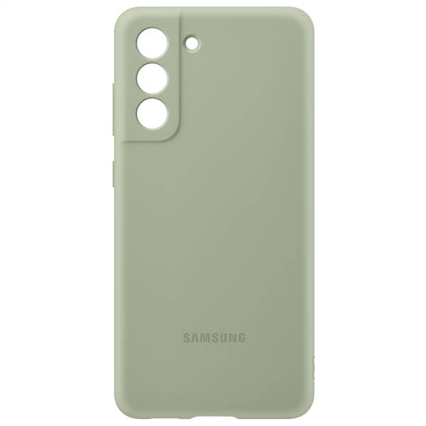 Kryt na mobil Samsung Silicone Cover na Galaxy S21 FE zelený

