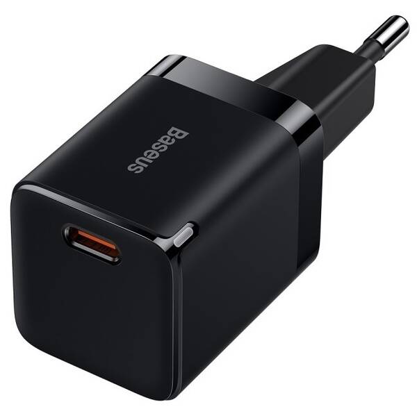 Nabíječka do sítě Baseus GaN3 IC USB-C, 30 W černá

