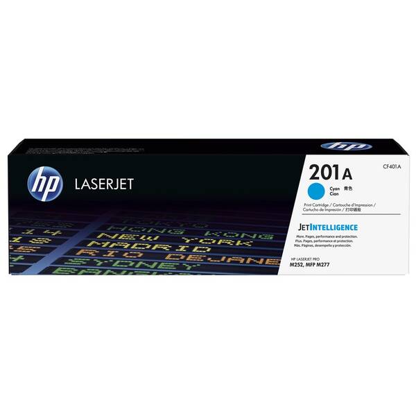 Toner HP 201A, 1 400 stran azurový

