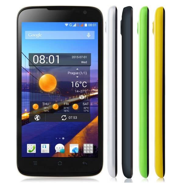 Mobilní telefon iGET ZETA černý/žlutý/zelený

