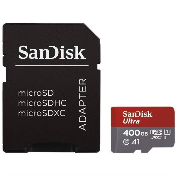 Paměťová karta SANDISK 400GB UHS-I U1 (100R) + adapter 

