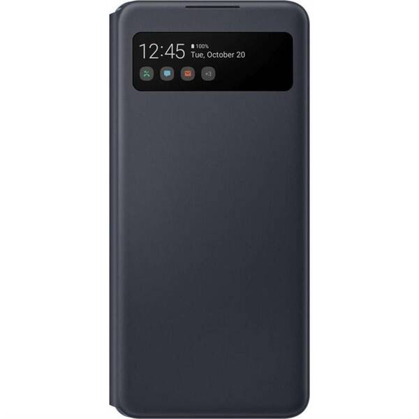 Pouzdro na mobil flipové Samsung Smart S-View na Galaxy A42 5G černé

