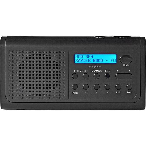 Radiopřijímač s DAB+ Nedis RDDB1500 černý

