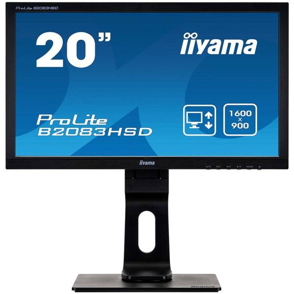 Monitor IIYAMA ProLite B2083HSD-B1 černá

