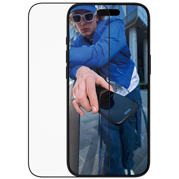 Tvrzené sklo PanzerGlass Ultra-Wide Fit na Apple iPhone Air s instalačním rámečkem 

