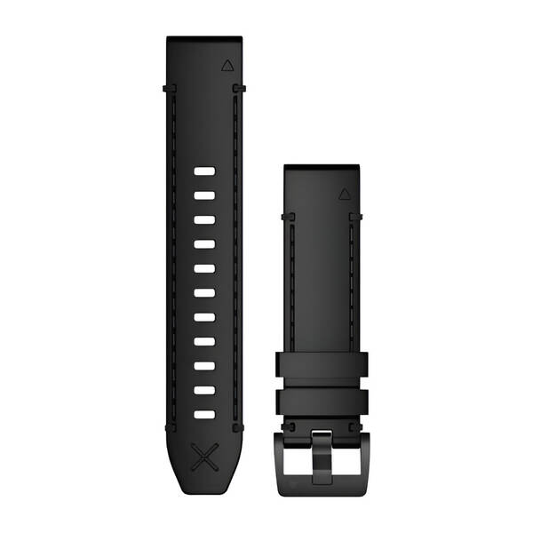 Řemínek Garmin QuickFit (22 mm), pravá kůže Horween černý

