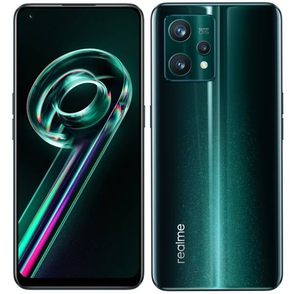 Mobilní telefon realme 9 Pro+ 8GB/256GB - Aurora Green 

