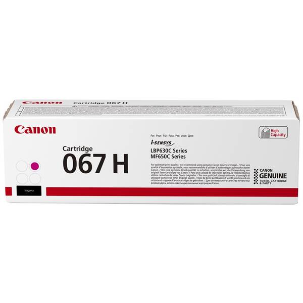 Toner Canon 067 H M, 2350 stran purpurový

