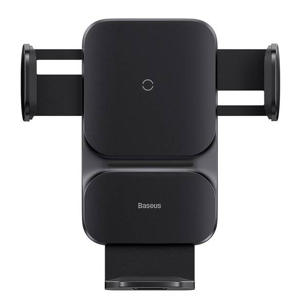 Držák na mobil Baseus Wisdom Auto Alignment s bezdrátovým nabíjením 15 W černý

