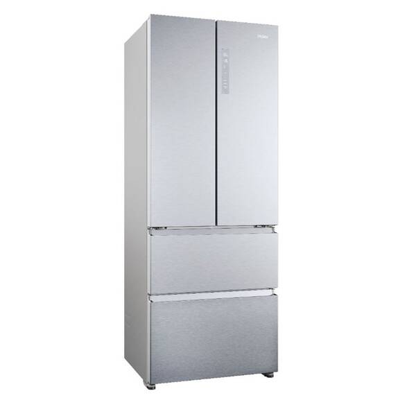 Chladnička s mrazničkou Haier HFR5719ENMG stříbrná

