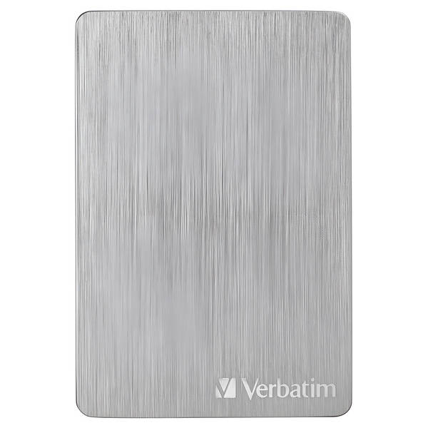 Externí pevný disk 2,5" Verbatim ALU Slim 1TB USB 3.2 stříbrný

