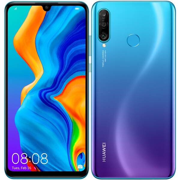Mobilní telefon Huawei P30 lite 128 GB modrá barva
