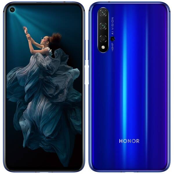 Mobilní telefon HONOR 20 Dual SIM modrý

