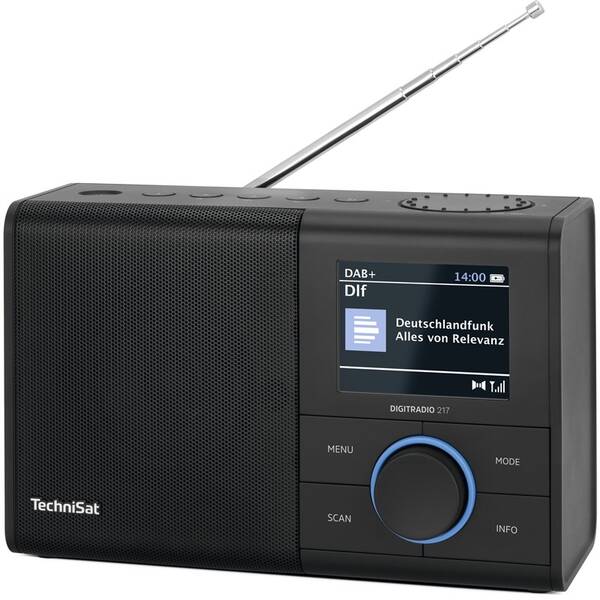 Radiopřijímač s DAB+ TechniSat DigitRadio 217 černý

