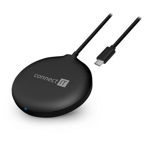 Bezdrátová nabíječka Connect IT MagSafe, 15W černá

