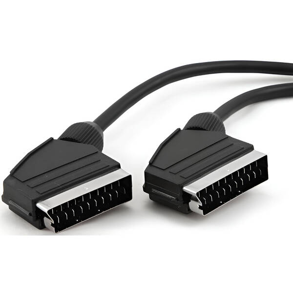 Kabel AQ SCART na SCART, 3 m černý

