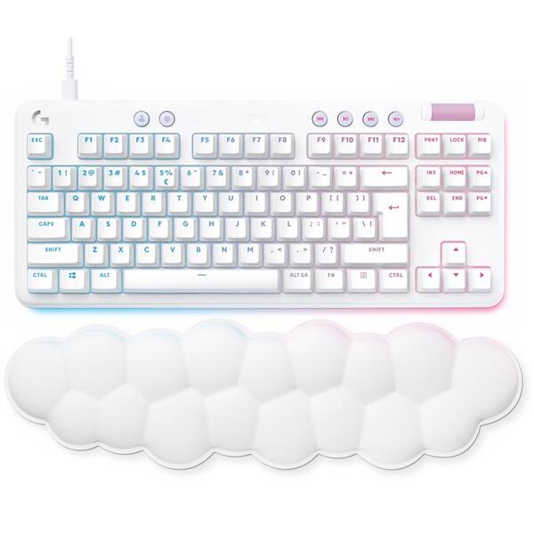 Klávesnice Logitech G713 TKL Mechanical Aurora Collection bílá

