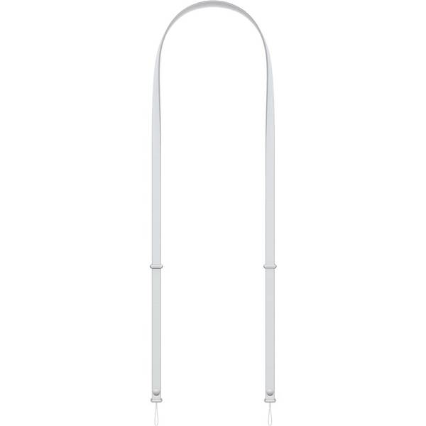 Popruh na krk Apple Crossbody - světle šedý 

