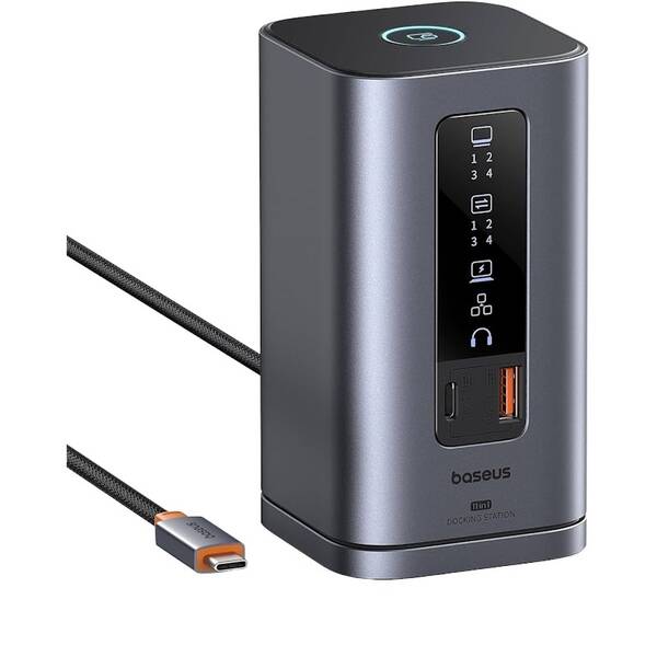 Dokovací stanice Baseus Spacemate 11v1 RD-1, PD 100 W šedá

