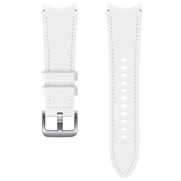Řemínek Samsung Hybridní kožený 20mm (velikost S/M) bílý

