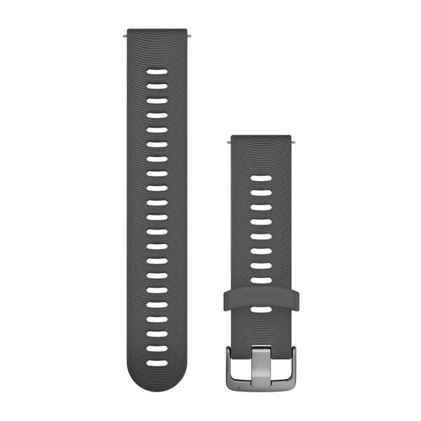 Řemínek Garmin Quick Release (20 mm), silikonový šedý

