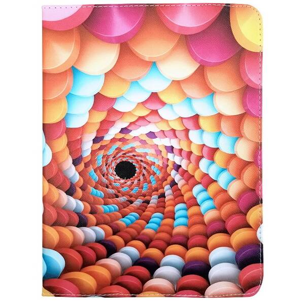 Pouzdro na tablet flipové GreenGo Candy Spiral na tablet 7-8" 

