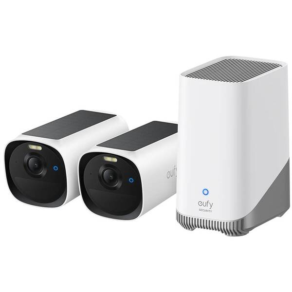 Kamera Anker eufy E40 (2 ks + HomeBase 3) bílá

