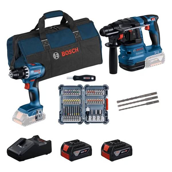 Sada aku nářadí Bosch Professional 18V GBH+GSR+GBA+GAL (s baterií) 


