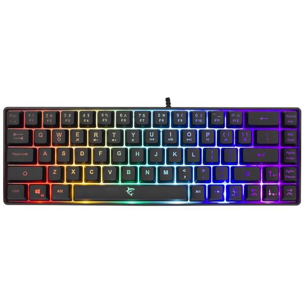 Klávesnice White Shark RONIN, US layout černá

