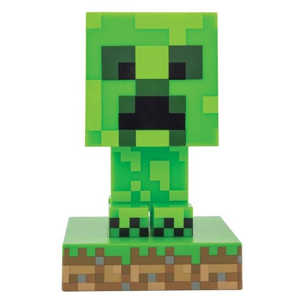 Dekorativní LED Paladone Minecraft - Creeper zelená

