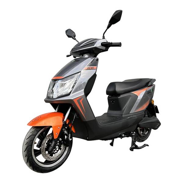 Elektroskútr RACCEWAY RC45 šedý/oranžový

