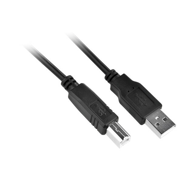 Kabel GoGEN USB / USB-B, 3m černý

