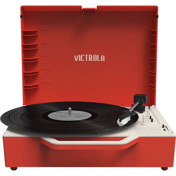 Gramofon Victrola VSC-725SB Re-Spin červená barva
