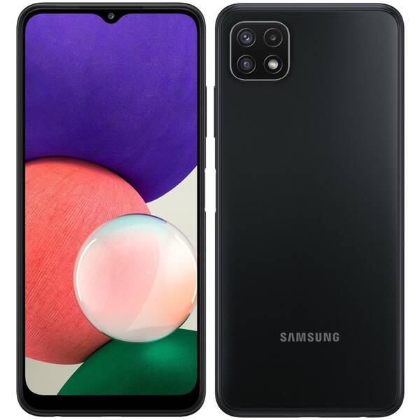 Mobilní telefon Samsung A22 5G 64 GB - ZÁNOVNÍ - 12 měsíců záruka šedý

