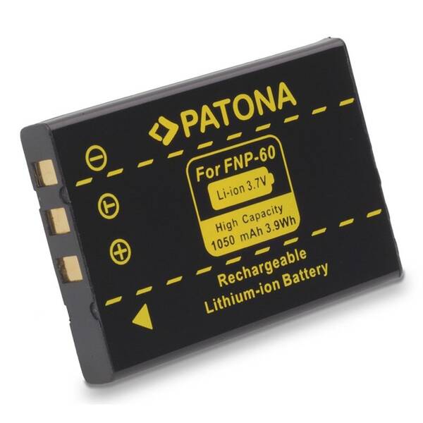 Baterie PATONA pro Fuji NP-60 1050mAh 

