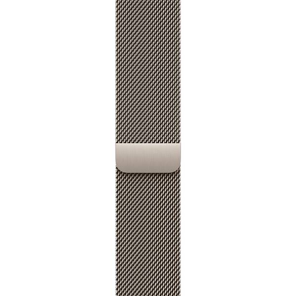 Řemínek Apple 46mm přírodní milánský tah – S/M 

