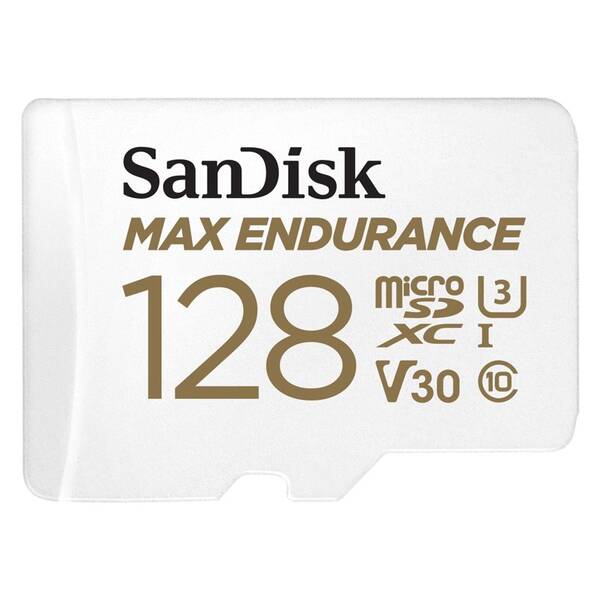 Paměťová karta SANDISK 128GB + adaptér 

