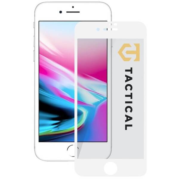 Tvrzené sklo Tactical 5D na Apple iPhone 7/8/SE2020/SE2022 bílé

