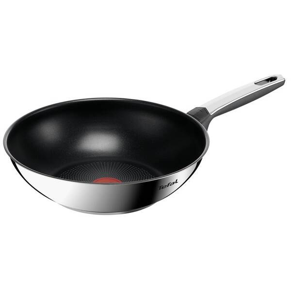 Pánev WOK Tefal E3271944, 28 cm nerez

